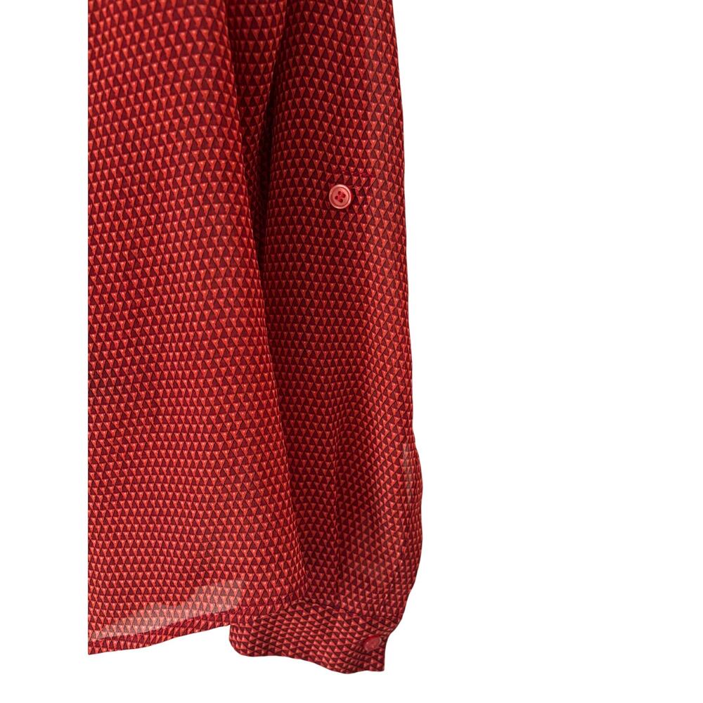 The Limited Red Button Down Shirt Medium - Picture 8 of 9